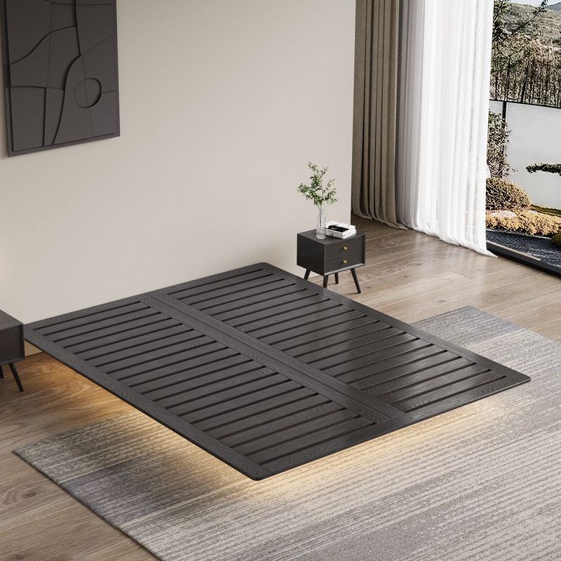 Cadre de plate-forme moderne de 85,43 pouces de large lit au milieu du siècle