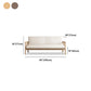 Linen Contemporary Square Arm Sofa Wooden Standard Sofa for Living Room, Apartment Clearhalo 'furn' 'furn_sofas' 'Furniture' 'furniture_sofas' 'Living Room Furniture' 'Sofa' 'sofas' 1200x1200_53ac26d6-28b7-4a66-9449-4e252f3678cb