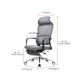Modern Slide Office Chair Fixed Arms No Distressing Chair with Breathable Back Clearhalo 'furn' 'furn_office_chair' 'Furniture' 'Office Chairs' 'Office Furniture' 'office_chair' 1200x1200_53ae72ec-4875-4911-b5cf-4744748b74a9
