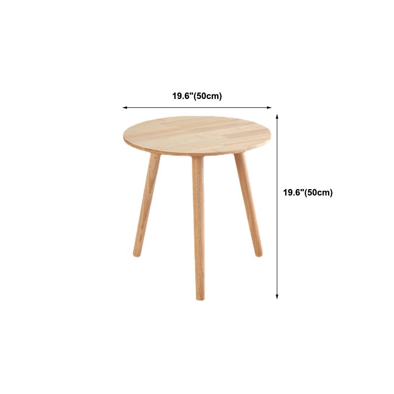 Contemporary Style Side End Table Solid Wood Round Sofa Side Accent Table Clearhalo 'Coffee & Accent Tables' 'End & Side Tables' 'end_side_tables' 'furn' 'furn_end_side_tables' 'Furniture' 'Living Room Furniture' 1200x1200_53affac4-2715-4bda-9894-2f8ea3b05af3
