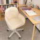 Modern Office Chair No Distressing Armless Ergonomic Chair with Wheels