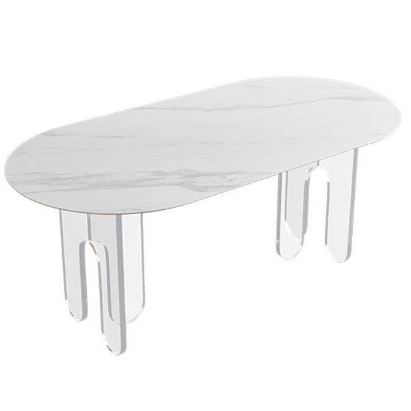 Modern 1/5 Pieces Dining Set Stone Dining Table for Dining Room Clearhalo 'Dining Room Sets' 'Dining Tables & Seating' 'dining_room_set' 'furn' 'furn_dining_room_set' 'Furniture' 'furniture_dining_room_set' 'Kitchen & Dining Furniture' 1200x1200_53b026ea-8ce2-44d5-9ee0-245d7b950022