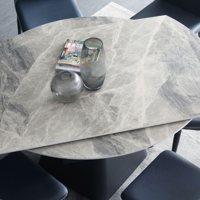 Modern Sintered Stone Dining Table Set 1/2/7 Pieces Dining Set for Kitchen