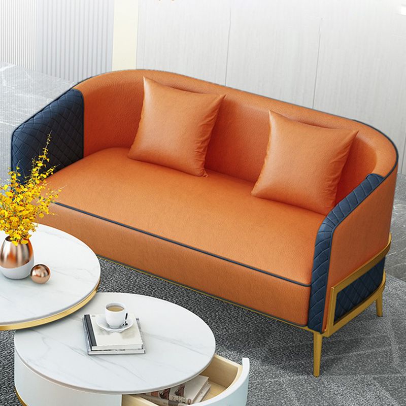 27,55 "W x 29,52" H divano a braccio inclinata in pelle finta divano standard contemporaneo