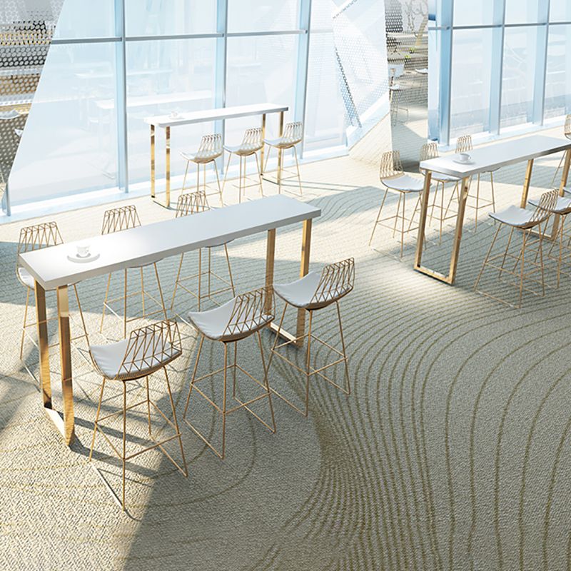 Pine Wood Bar Dining Table Glam Rectangle Bar Table with Double Pedestal for Dining Room Clearhalo 'Bar Furniture' 'Bar Tables' 'bar_tables' 'furn' 'furn_bar_tables' 'Furniture' 'furniture_bar_tables' 'Kitchen & Dining Furniture' 1200x1200_53b67468-d3f5-4be4-9bb1-f7140765c459