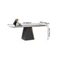 Metal Traditional Luxury Table Rectangle Sintered Stone Dining Table with Pedestal Base Clearhalo ' dining_table' 'Dining Tables & Seating' 'Dining Tables' 'furn' 'furn_dining_table' 'Furniture' 'furniture_dining_table' 'Kitchen & Dining Furniture' 'kitchen&dining_furn' 'kitchen' 'kitchen_dining_table' 1200x1200_53b75a8a-05a5-4604-83ec-b51a1da9e4ae