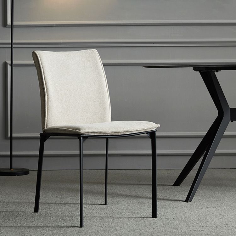 Modern Style Dining Chair Metal Dining Armless Side Chairs for Kitchen Clearhalo ' kitchen&dining_furn' 'Dining Chairs' 'Dining Tables & Seating' 'dining_chair' 'furn' 'furn_dining_chair' 'Furniture' 'furniture_dining_chair' 'Kitchen & Dining Furniture' 'kitchen' 1200x1200_53b79328-eefb-410f-8731-c315ddb6504b