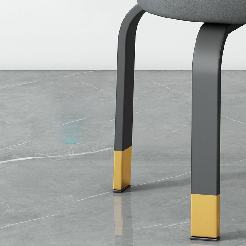 Fabric Round Water Resistant Ottoman Modern Solid Color Metal Frame Ottoman Clearhalo 'furn' 'furn_ottomans_poufs' 'Furniture' 'Living Room Furniture' 'Ottomans & Poufs' 'ottomans_poufs' 1200x1200_53bccd82-4ce1-424a-9fd4-bbf12f52c732