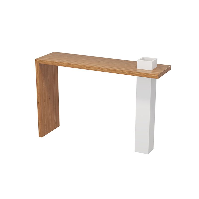 Modern Style Rectangle Solid Wood Bar Height Pub Table for Indoor Clearhalo 'Bar Furniture' 'Bar Tables' 'bar_tables' 'furn' 'furn_bar_tables' 'Furniture' 'Kitchen & Dining Furniture' 1200x1200_53bf00c8-68a5-46fa-ba4b-b3a8e14b7070