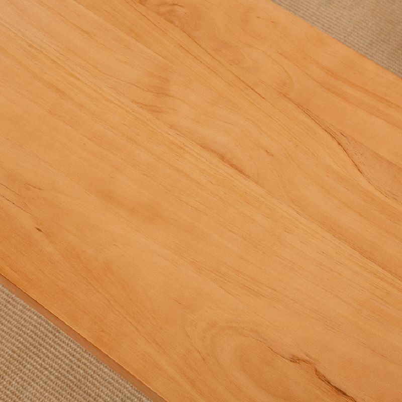 Scandinavian Sled Coffee Table Rectangular Wood Cocktail Table