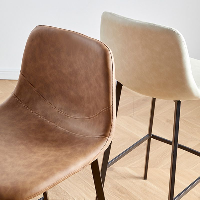 Nordic Style Round Bar-stool Metal Counter Bar Stool for Restaurant Clearhalo 'Bar Furniture' 'Bar Stools' 'bar_stools' 'furn' 'furn_bar_stools' 'Furniture' 'furniture_bar_stools' 'Kitchen & Dining Furniture' 1200x1200_53bfc984-f52f-4b6f-aa2a-e1fc035856cd