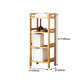 Etagere Bücherregal Bamboo Open Back Regal Bücherregal für den Studienraum
