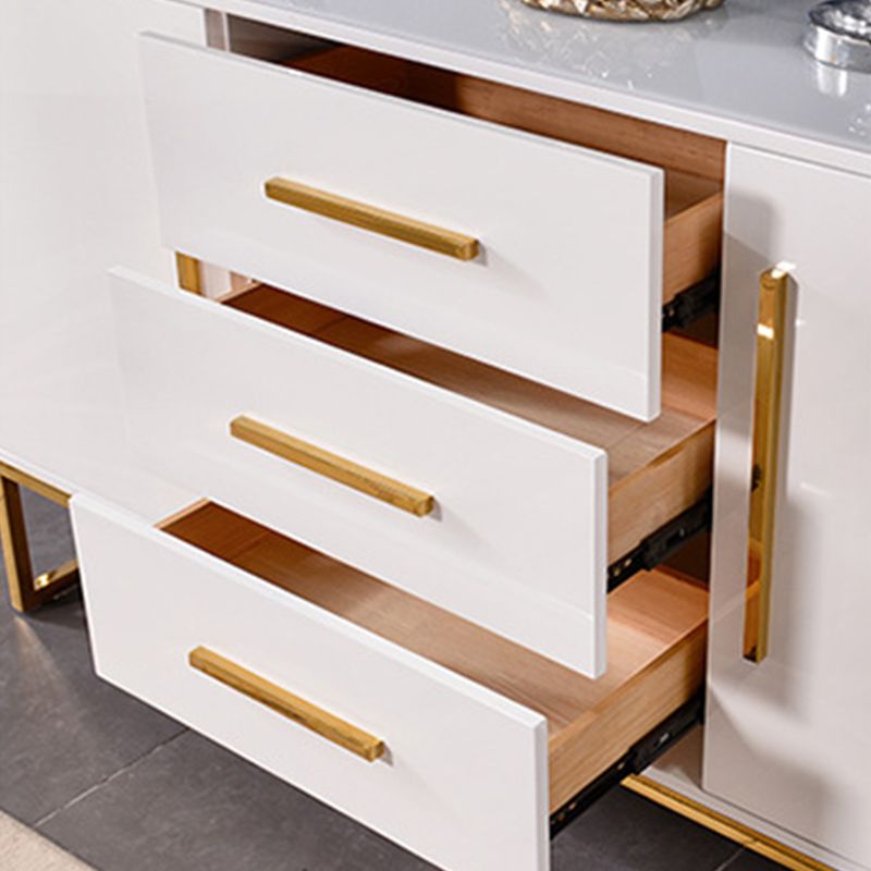 Buffet du buffet glamour 2 portes et 3 tiroirs armoires buffet buffet