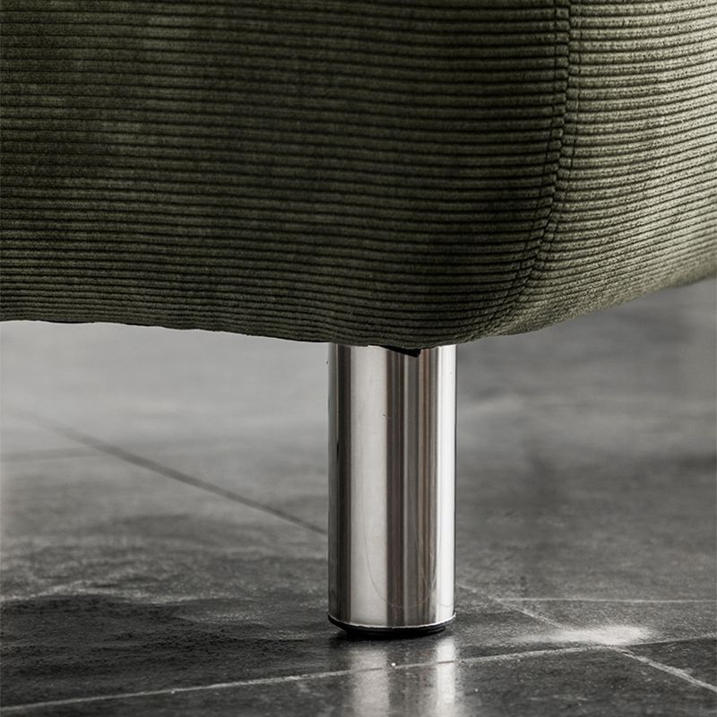 Corduroy 25.98" Wide Armless Chair Basic Four Leg Chair for Living Room Clearhalo 'Accent Chairs' 'accent_chairs' 'Chairs & Seating' 'furn' 'furn_accent_chairs' 'Furniture' 'Living Room Furniture' 1200x1200_53c520fc-c0f4-4db8-92f1-5480f56adbfc