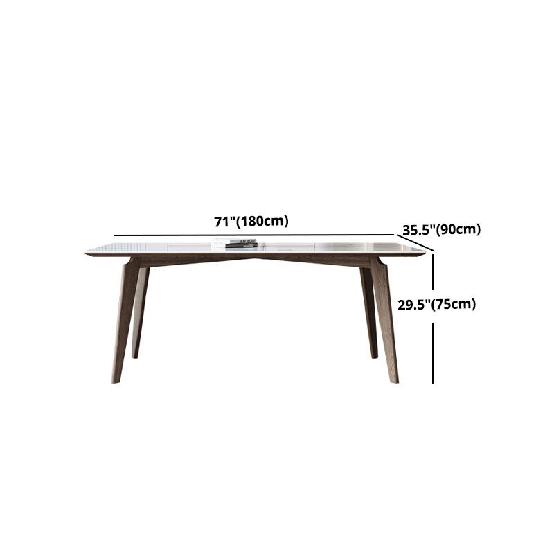 Modern Rectangle Wood Dining Table Set 1/4/5/7 Pieces Dining Set for Home Use Clearhalo 'Dining Room Sets' 'Dining Tables & Seating' 'dining_room_set' 'furn' 'furn_dining_room_set' 'Furniture' 'furniture_dining_room_set' 'Kitchen & Dining Furniture' 1200x1200_53c5ac31-116b-418c-b68b-ae3c0abba50c