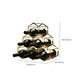 Countertop Wine Rack Glam Metal Wine Bottle Rack for Living Room