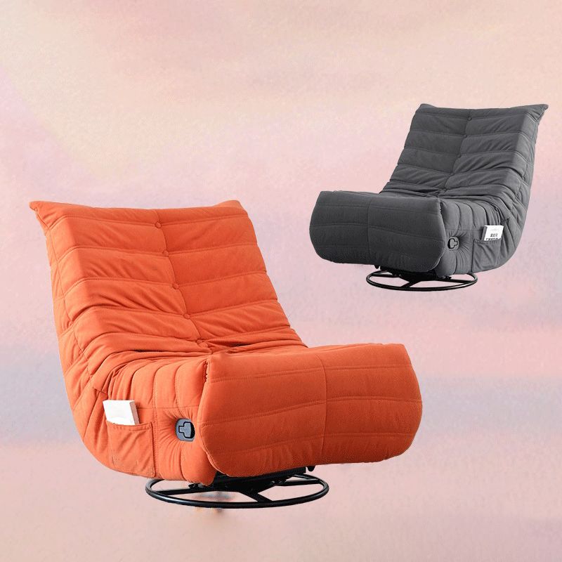 Manual-Push Botton Recliner Traditional Fabric Pushback Recliner