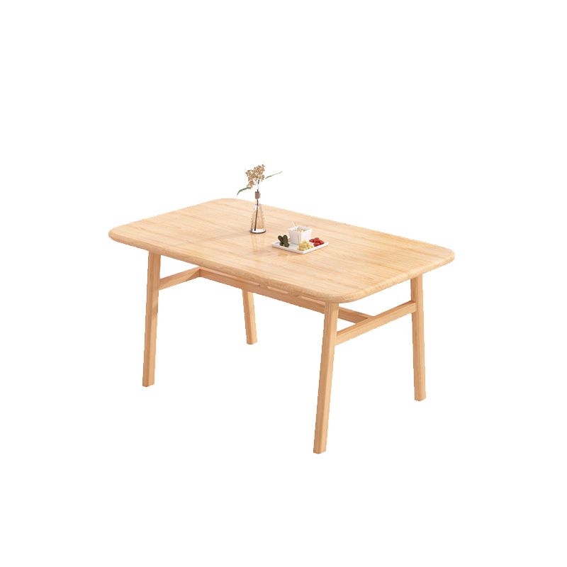 Glam Style Dining Wood Table Dining Rectangle Table for Home Use Clearhalo 'Dining Tables & Seating' 'Dining Tables' 'dining_table' 'furn' 'furn_dining_table' 'Furniture' 'Kitchen & Dining Furniture' 1200x1200_53caa285-fee4-4655-b8d8-8ad2dae78850