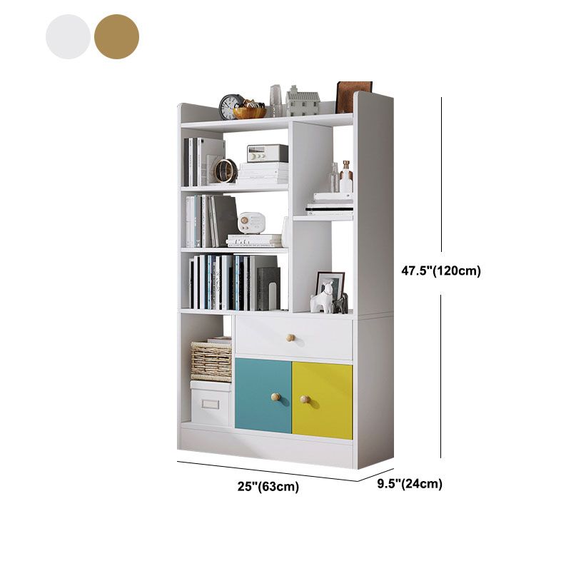 25 "L x 9,5" W Bibliothèque d'étagère en bois d'origine standard
