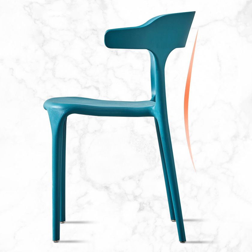 Home Modern Side Chair Stackable Open Back Plastic Dining Room Chair Set Clearhalo ' kitchen&dining_furn' 'Dining Chairs' 'Dining Tables & Seating' 'dining_chair' 'furn' 'furn_dining_chair' 'Furniture' 'furniture_dining_chair' 'Kitchen & Dining Furniture' 'kitchen' 1200x1200_53ce08a9-a1a2-4019-9e1e-a5112f3b9f0a
