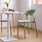 Contemporary Kitchen Stackable Chair Dining Armless Side Chair with Plastic Legs Clearhalo ' kitchen&dining_furn' 'Dining Chairs' 'Dining Tables & Seating' 'dining_chair' 'furn' 'furn_dining_chair' 'Furniture' 'furniture_dining_chair' 'Kitchen & Dining Furniture' 'kitchen' 1200x1200_53cff945-4c18-43ac-8c07-050983fbfed2