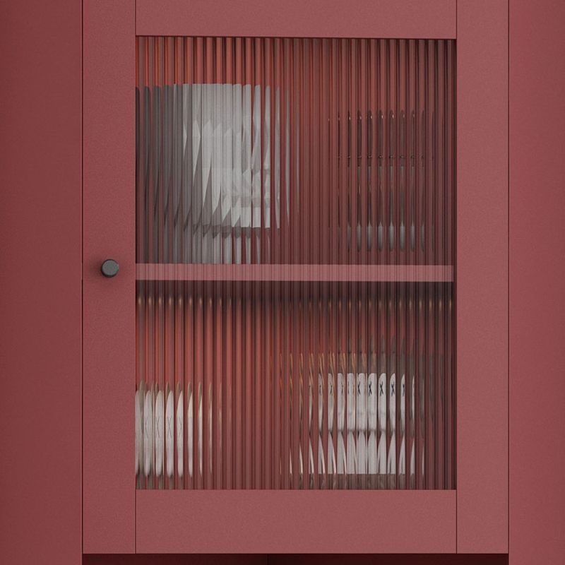 15.75" L * 15.75" W Storage Cabinet with Shelf and Glass Doors Triangle Cabinet Clearhalo 'Cabinets & Chests' 'cabinets_chests' 'furn' 'furn_cabinets_chests' 'Furniture' 'Living Room Furniture' 1200x1200_53d07f07-7dad-4f5a-82cc-3fe6cbdf458d