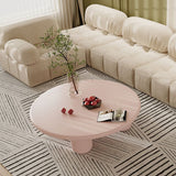 Scandinavian 4 Legs Coffee Table Round 1 Single Cocktail Table