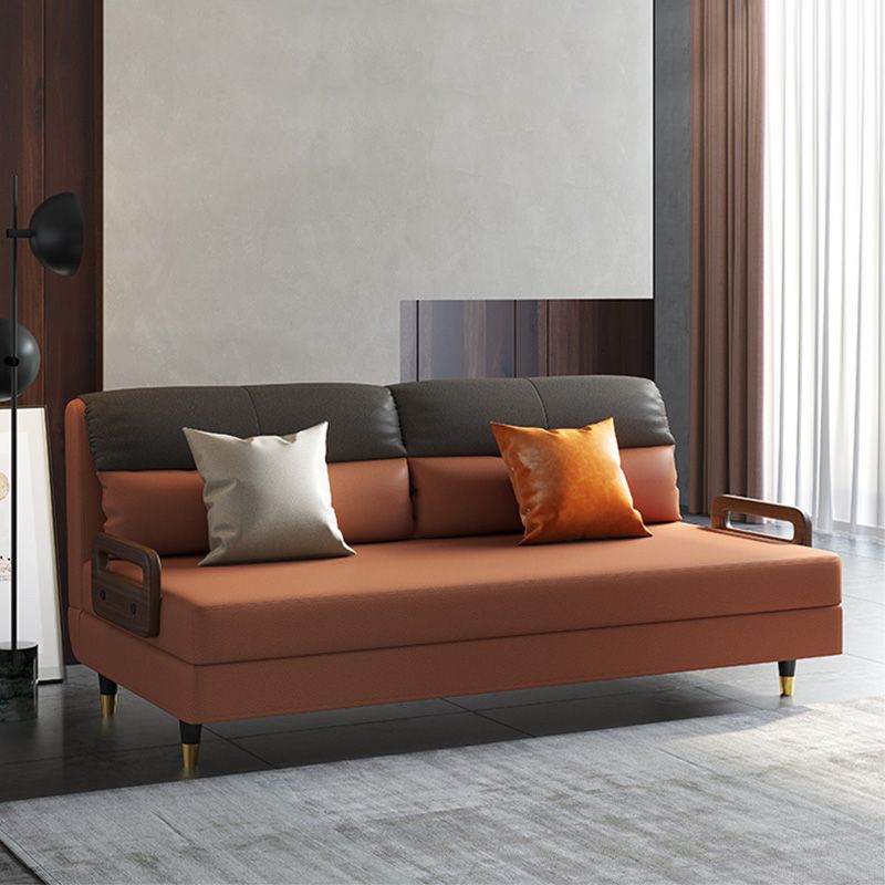 Oreiller Glam Cound Back Standard Living Salon Faux Sofa en cuir