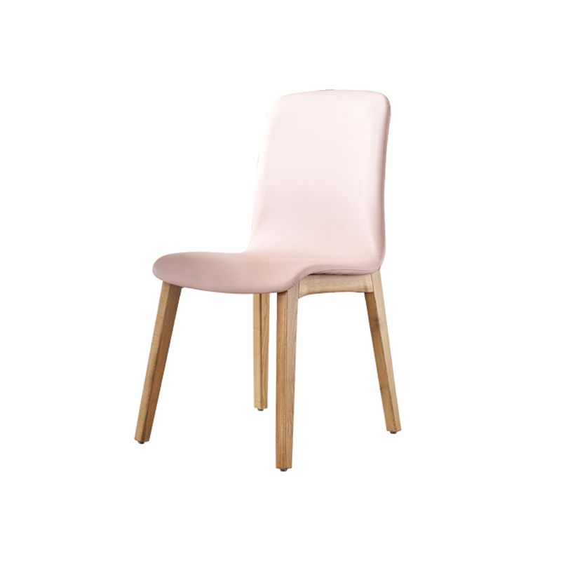 Chaise de salle à manger en cuir PU intérieur