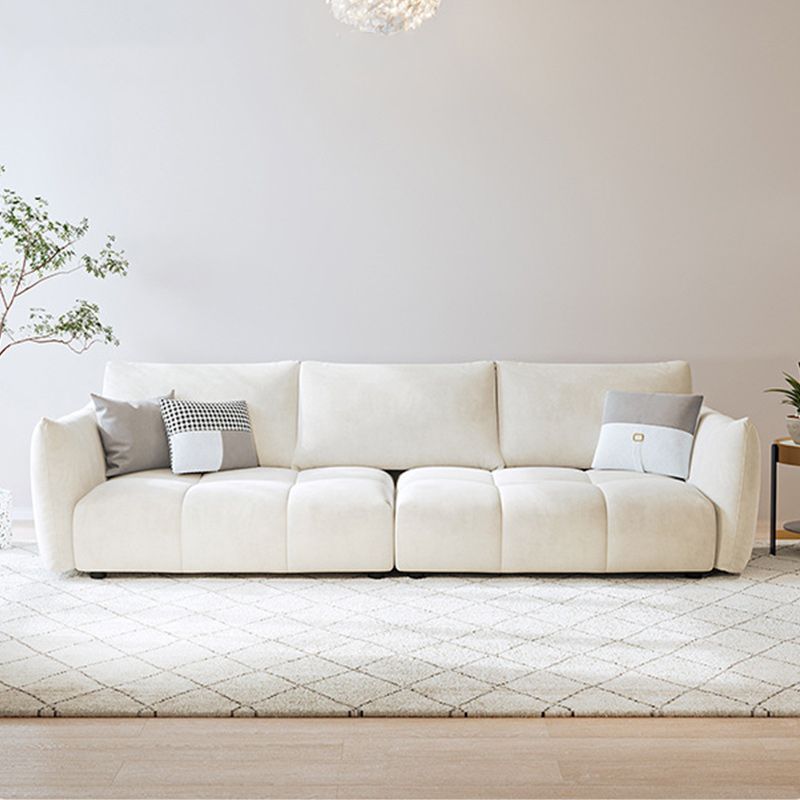 Velvet Living Room Square Arm Standard Cushions Contemporary Seating Clearhalo 'furn' 'furn_sofas' 'Furniture' 'furniture_sofas' 'kitchen' 'kitchen_sofas' 'Living Room Furniture' 'Sofa' 'sofas' 1200x1200_53dab4cc-5e4b-41b1-a9e3-de10d76d4e2c