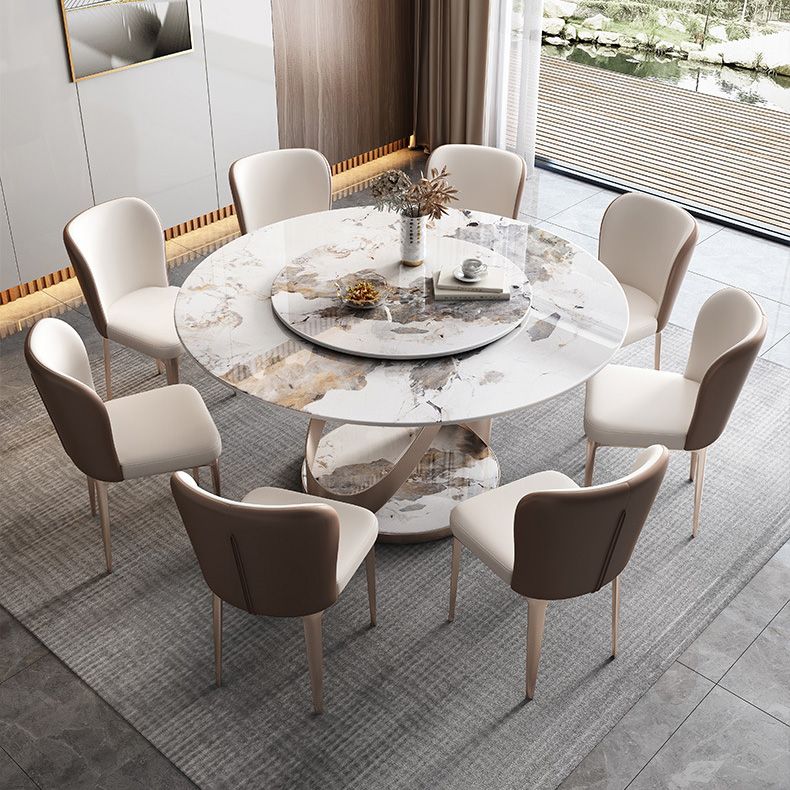 Dining Room Upholstered Armless Chair Home Metal Legs Dining Chair Clearhalo 'Dining Chairs' 'Dining Tables & Seating' 'dining_chair' 'furn' 'furn_dining_chair' 'Furniture' 'Kitchen & Dining Furniture' 1200x1200_53dae1a4-d3f1-4803-9e21-874eedf86625