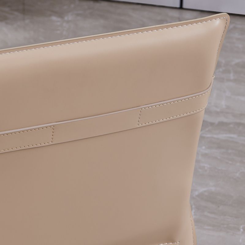 Sillas de comedor de estilo moderno silla de comedor sin brazo con patas de metal para cocina