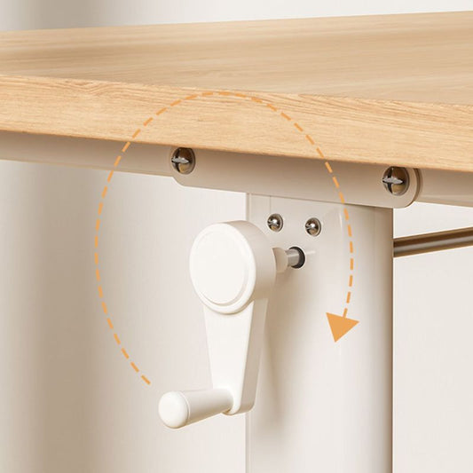 Bureau d'écriture rectangulaire naturel du bureau de bureau réglable de style moderne