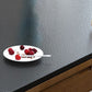 Moderne stenen schaalbare eettafel met houten onderstel voor eetkamer