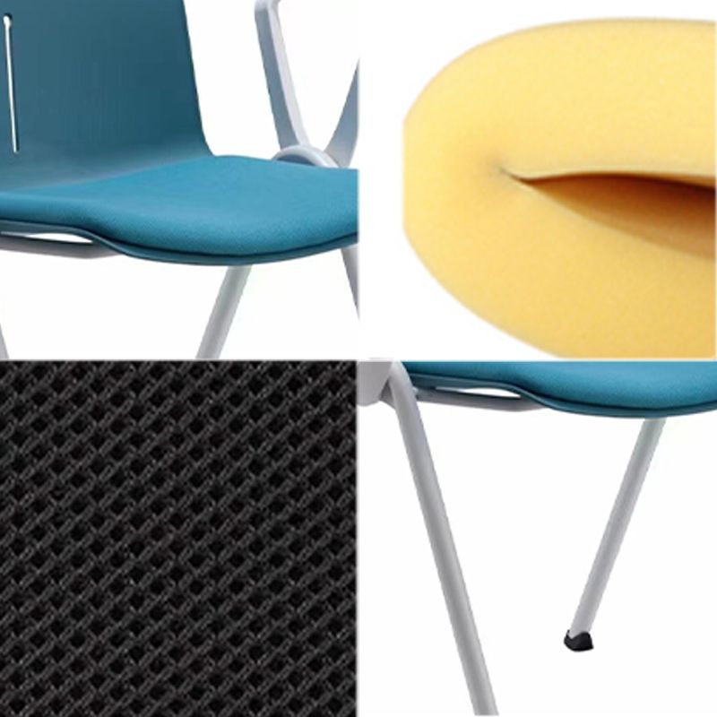 Eigentijdse vaste wapenconferentie stoel mesh stoeltaakstoel voor kantoor