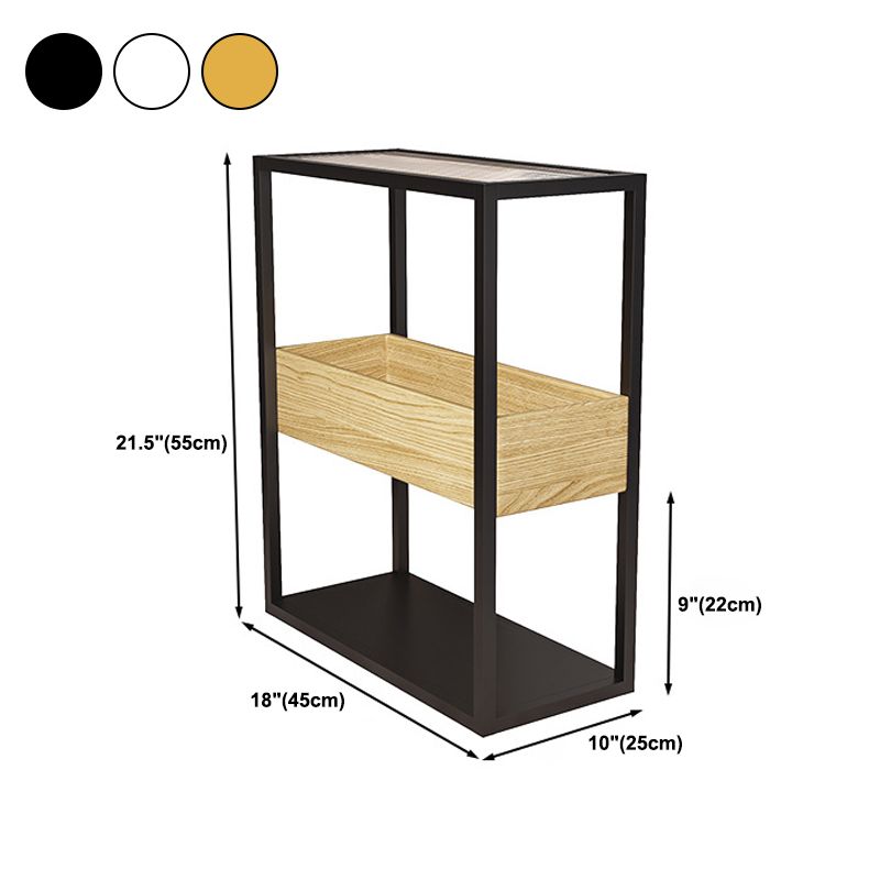 Mortore moderno moderno da comodino moderno da 17,72 pollici.