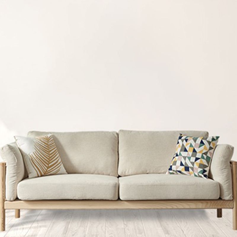 Contemporary Loose Back Sofa 32.68"High Pillow Top Arm Fabric Sofa for Living Room Clearhalo 'furn' 'furn_sofas' 'Furniture' 'furniture_sofas' 'kitchen' 'kitchen_sofas' 'Living Room Furniture' 'Sofa' 'sofas' 1200x1200_53e195ee-2d28-47a4-97b5-5138a00e3276