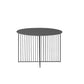 Mid-century Modern Iron Round Top Coffee Table Cross Legs Cocktail Table Clearhalo 'Coffee & Accent Tables' 'Coffee Tables' 'coffee_tables' 'furn' 'furn_coffee_tables' 'Furniture' 'Living Room Furniture' 1200x1200_53e4fd71-73f8-4bd0-bbf7-1a7f33fb081c