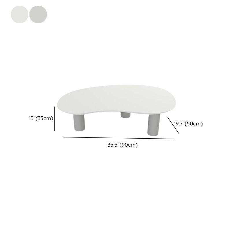 Table basse moderne à 3 pieds en ardoise pour le salon