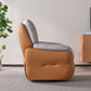 Recliner a Wingback contemporanea Base girevole in metallo interno reclinabile
