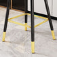 Modern Restaurant Armed Stool Matte Finish Leather Bar Stool Clearhalo 'Bar Furniture' 'Bar Stools' 'bar_stools' 'furn' 'furn_bar_stools' 'Furniture' 'Kitchen & Dining Furniture' 1200x1200_53e84510-d4e6-4bc2-94e7-a8b30a69cf10