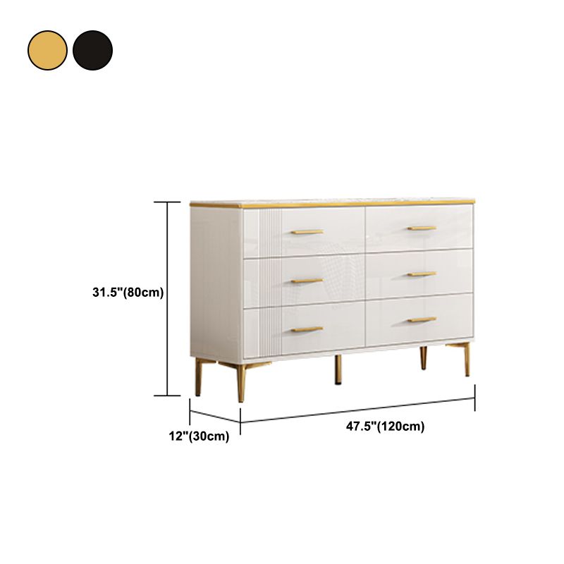 Contemporary Glam Storage Storage Chest White Storage Chest Dresser Clearhalo 'Bedroom Furniture' 'Dressers & Chests' 'dressers_chests' 'furn' 'furn_dressers_chests' 'Furniture' 1200x1200_53e88e13-80cc-477d-8c8f-4805c4ec5a30