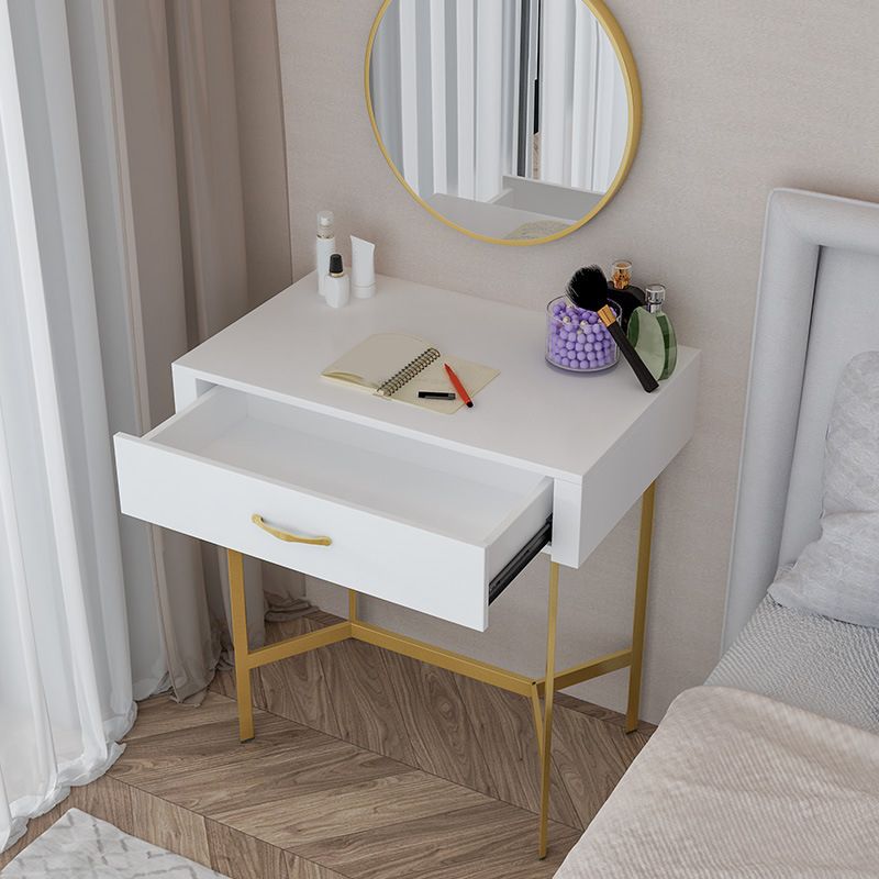 15,74 "Contatore di trucco largo con tavoli da vanità a specchio con cassetti di archiviazione