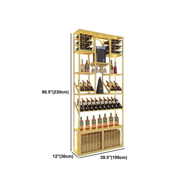 Luxury Floor Wine Shelf Metal Horizontal Wine Racks with Shelf Clearhalo 'furn' 'furn_wine_racks' 'Furniture' 'Kitchen & Dining Furniture' 'Wine Racks' 'wine_racks' 1200x1200_53ec5614-08ce-4285-a3ae-862693584877
