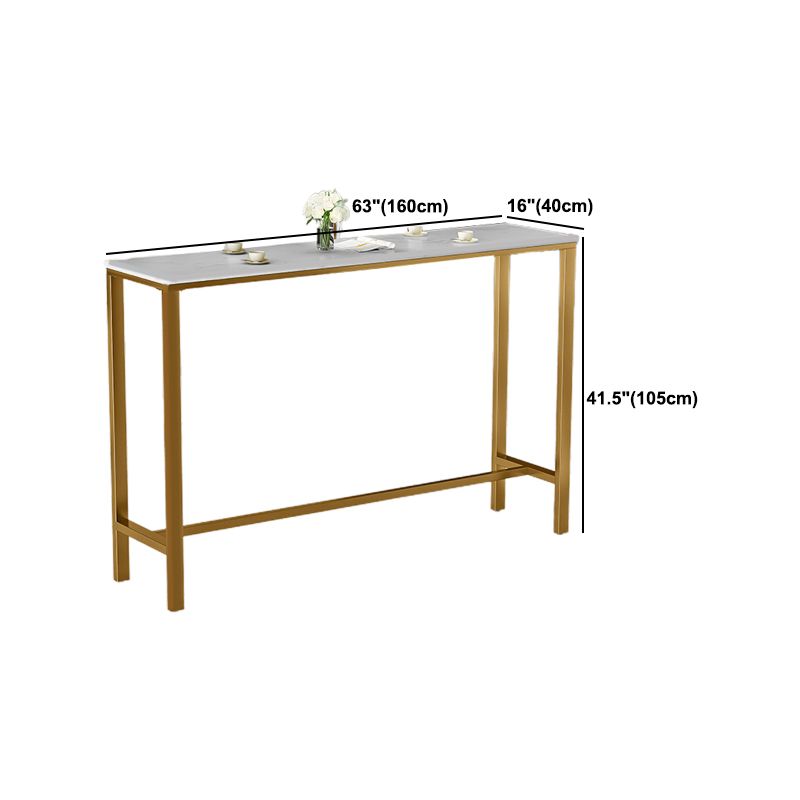 Modern Faux Marble Top Pub Table Set 1/3/5 Pieces White Bar Set with Upholstered Stools Clearhalo 'Bar Furniture' 'furn' 'furn_home_bar_bar_sets' 'Furniture' 'Home Bars & Bar Sets' 'home_bar_bar_sets' 'Kitchen & Dining Furniture' 1200x1200_53ec774d-4405-46dc-8aa7-c360ce769efd