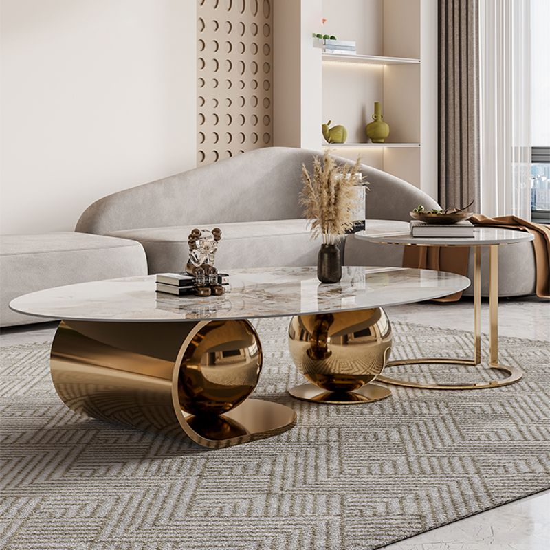 Simple Abstract Coffee Table Slate Top Geometric Coffee Coffee or End Table Clearhalo 'Coffee & Accent Tables' 'Coffee Tables' 'coffee_tables' 'furn' 'furn_coffee_tables' 'Furniture' 'Living Room Furniture' 1200x1200_53ef21dd-57dd-4821-8247-1d4a3b6a30ef