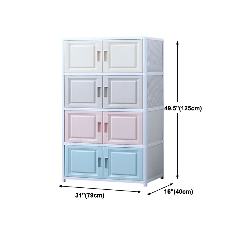 Modern Plastic Cabinets Sideboard Buffet Multicolored Living Room Buffet Clearhalo 'buffet_sideboard' 'Buffets & Sideboards' 'Furniture' 'furniture_buffet_sideboard' 'Kitchen & Dining Furniture' 1200x1200_53f302e3-7e97-4b13-9bf7-2eeb26f498d5