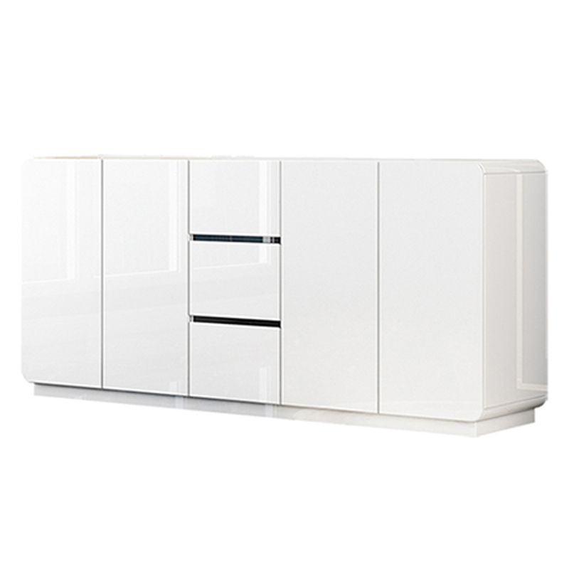 Junta lateral de estilo glamorante Buffet de comedor de madera con gabinetes y cajones