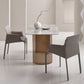 Contemporary Arm Dining Chairs Faux Leather Low Back Side Chair Clearhalo 'Dining Chairs' 'Dining Tables & Seating' 'dining_chair' 'furn' 'furn_dining_chair' 'Furniture' 'Kitchen & Dining Furniture' 1200x1200_53f45897-44bf-4da0-8df9-146cf4817557
