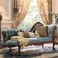 Upholstered Chaise Lounge Couch One Armed Lounge Solid Wood Chair Clearhalo 'Chairs & Seating' 'Chaise Lounge' 'chaise_lounge' 'furn' 'furn_chaise_lounge' 'Furniture' 'Living Room Furniture' 1200x1200_53f5a946-9ae8-43bb-9fca-48c36edee3f3